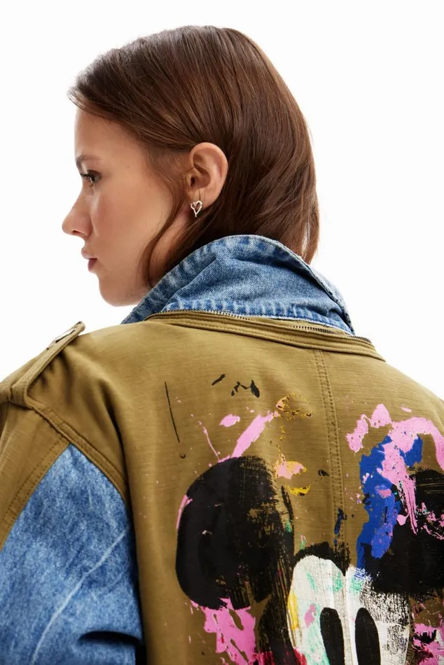 WomenKids Coats And Jackets Desigual Disney039s Mickey Mouse Parka Jacket