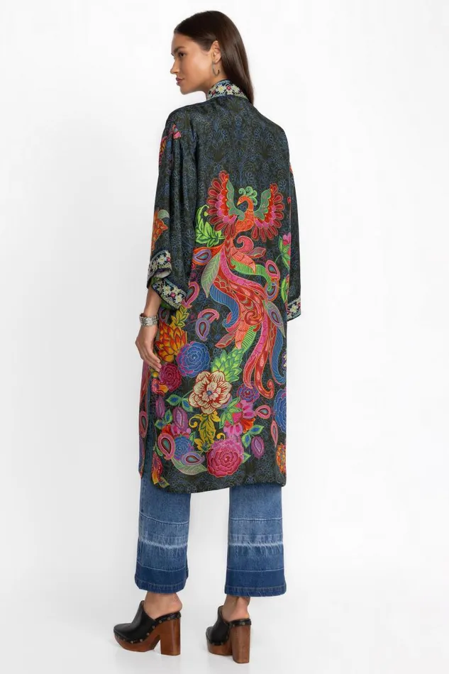 Women Kimonos Johnny Was ELIZA KIMONO Lona Scarf Print Women Kimonos Johnny Was ELIZA KIMONO Lona Scarf Print