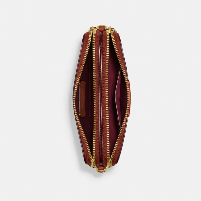 Women Kira Crossbody In Colorblock Signature Canvas Brasstanrust Coach Clutches Women Kira Crossbody In Colorblock Signature Canvas Brasstanrust Coach Clutches