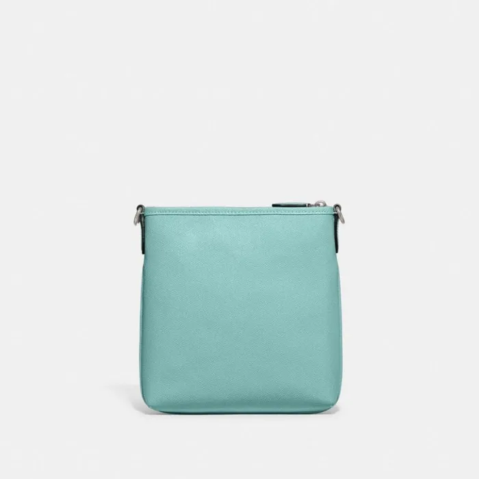 Women Kitt Messenger Crossbody Silverfaded Blue Coach Crossbody Bags
