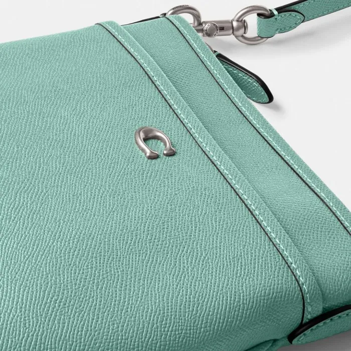 Women Kitt Messenger Crossbody Silverfaded Blue Coach Crossbody Bags