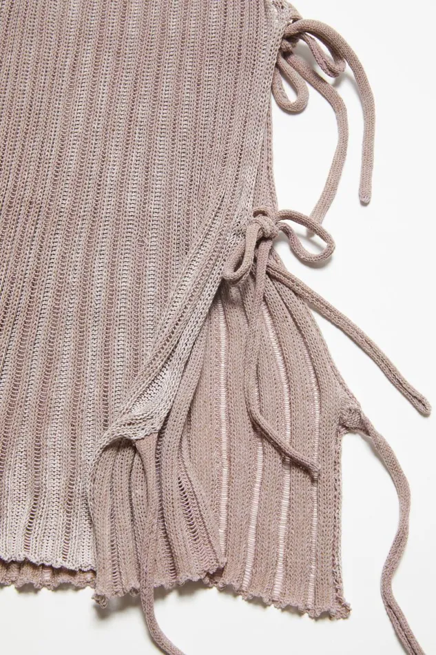 Women Knit Midi Skirt Dusty Pink Acne Studios Skirts