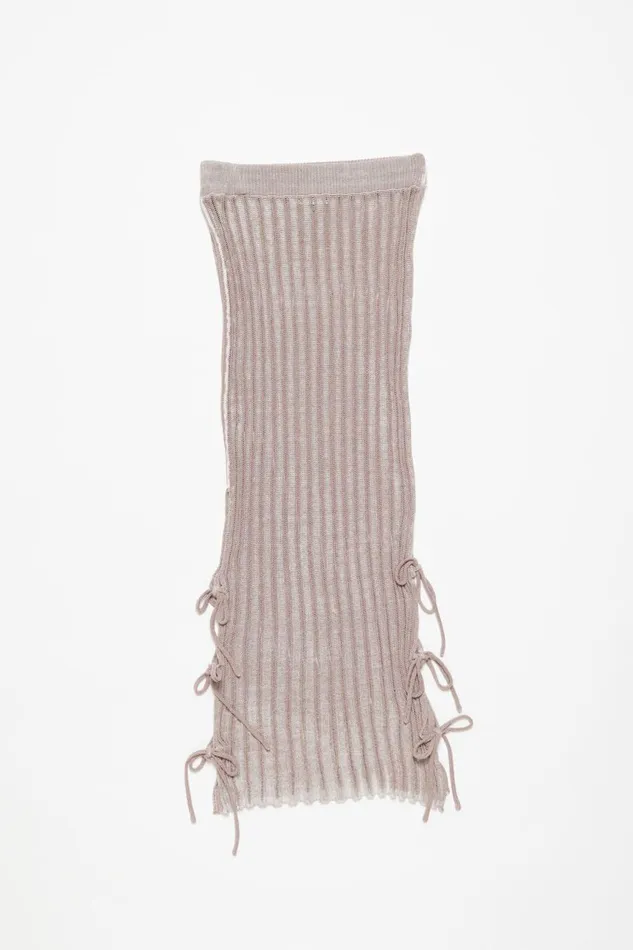 Women Knit Midi Skirt Dusty Pink Acne Studios Skirts