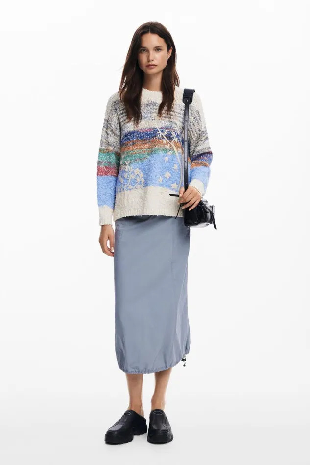 Women Knitwear Desigual Knit Sweater