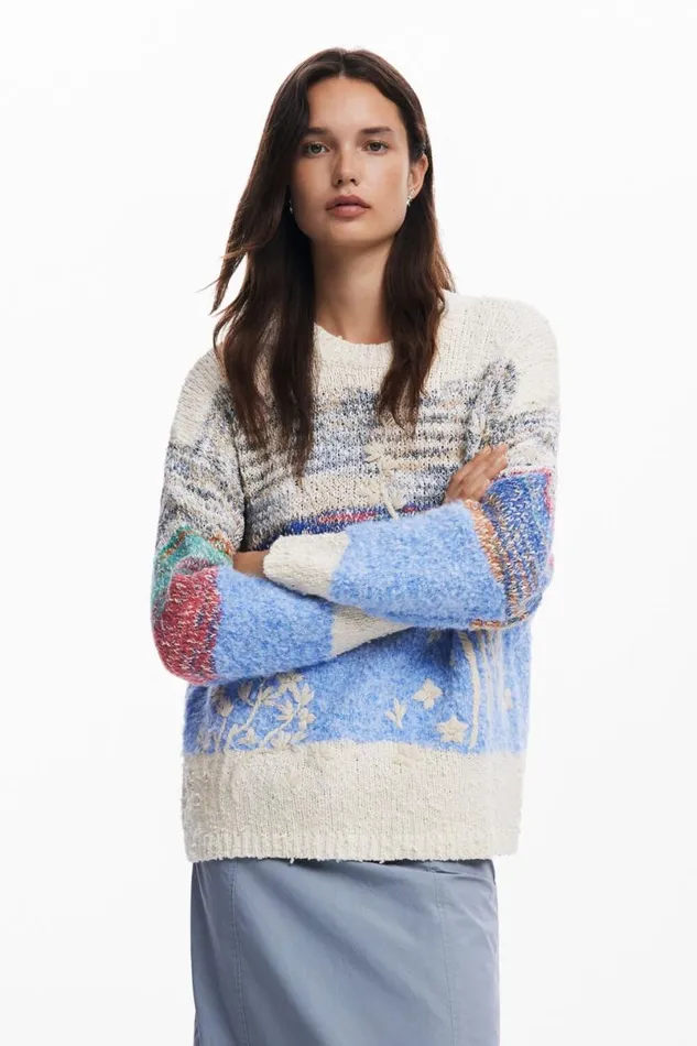 Women Knitwear Desigual Knit Sweater