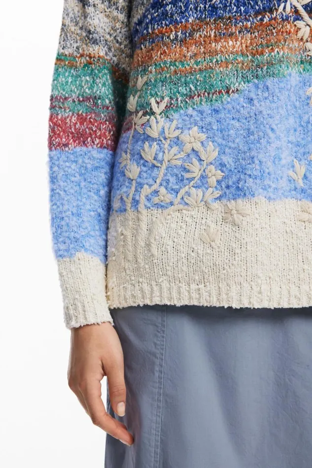 Women Knitwear Desigual Knit Sweater