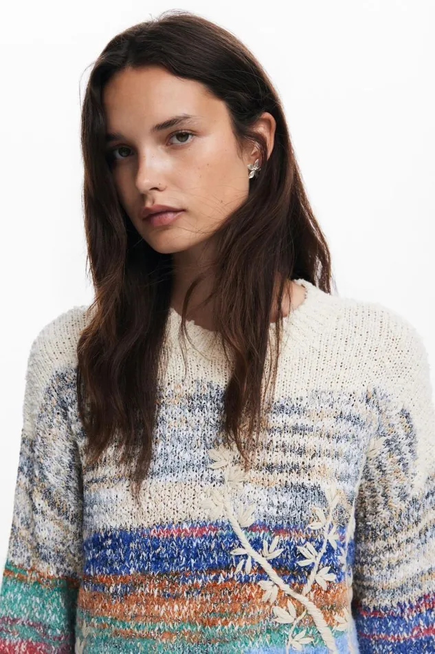 Women Knitwear Desigual Knit Sweater
