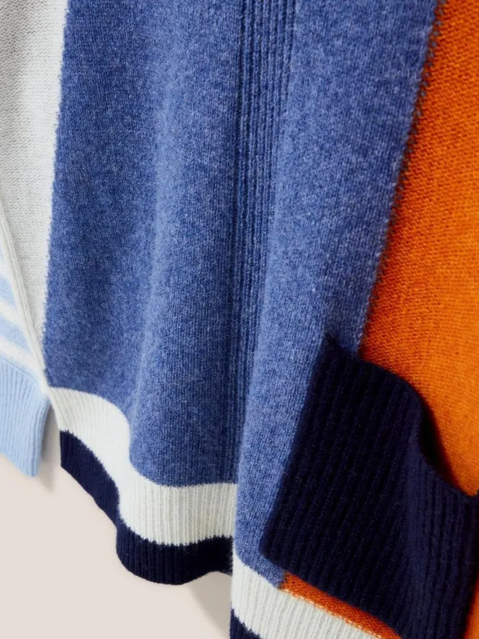 Women KNITWEAR White Stuff COLOURBLOCK COLLAR JUMPER Ivory Multi Women KNITWEAR White Stuff COLOURBLOCK COLLAR JUMPER Ivory Multi