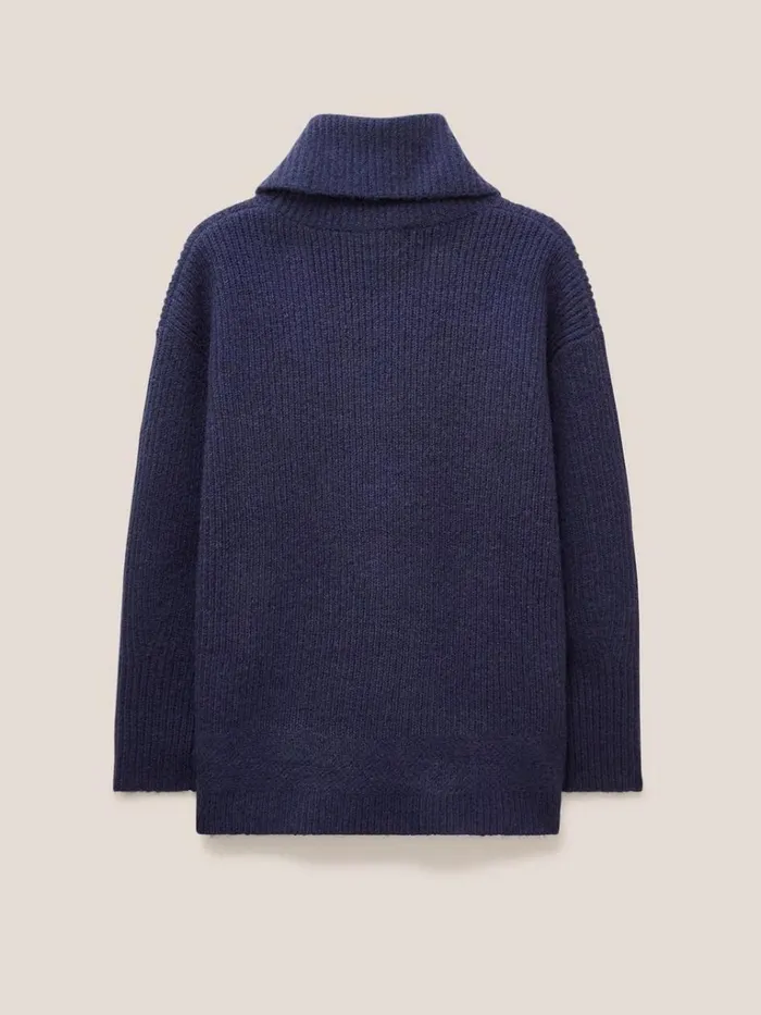 Women KNITWEAR White Stuff LOVELY RIB JUMPER French Navy Women KNITWEAR White Stuff LOVELY RIB JUMPER French Navy