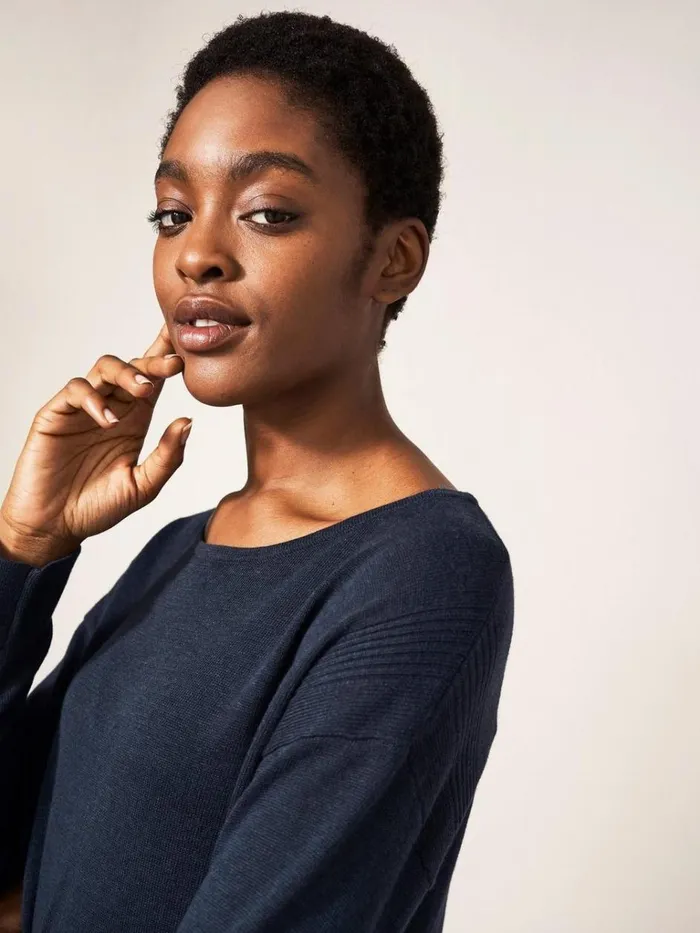 Women KNITWEAR White Stuff Olivia Jumper French Navy Women KNITWEAR White Stuff Olivia Jumper French Navy
