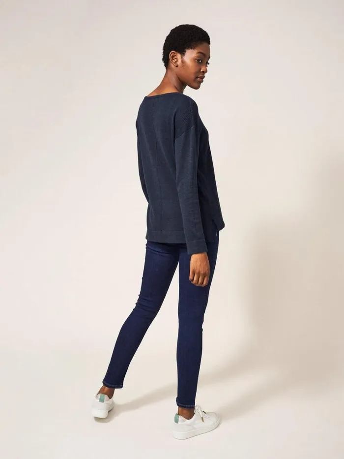Women KNITWEAR White Stuff Olivia Jumper French Navy Women KNITWEAR White Stuff Olivia Jumper French Navy