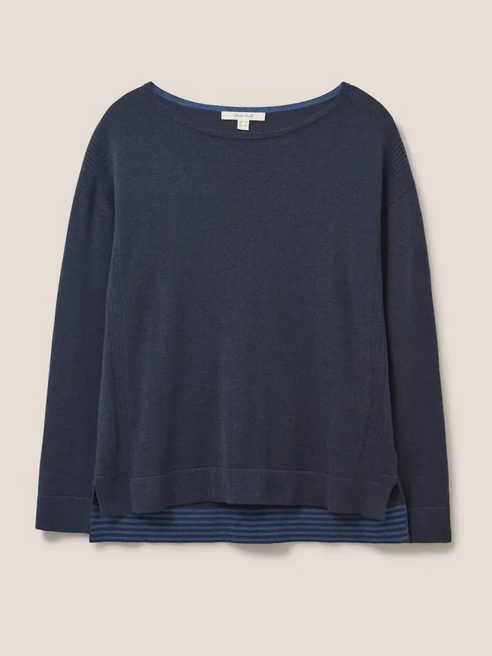 Women KNITWEAR White Stuff Olivia Jumper French Navy Women KNITWEAR White Stuff Olivia Jumper French Navy