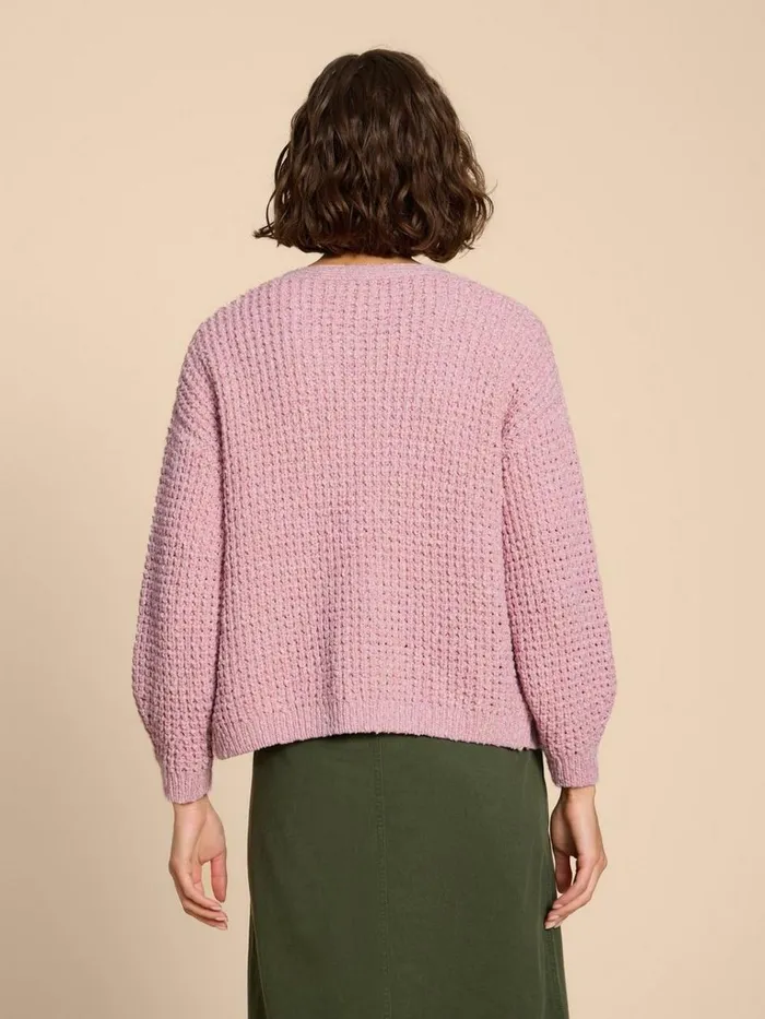 Women KNITWEAR White Stuff SESSI CARDI Dusty Pink Women KNITWEAR White Stuff SESSI CARDI Dusty Pink