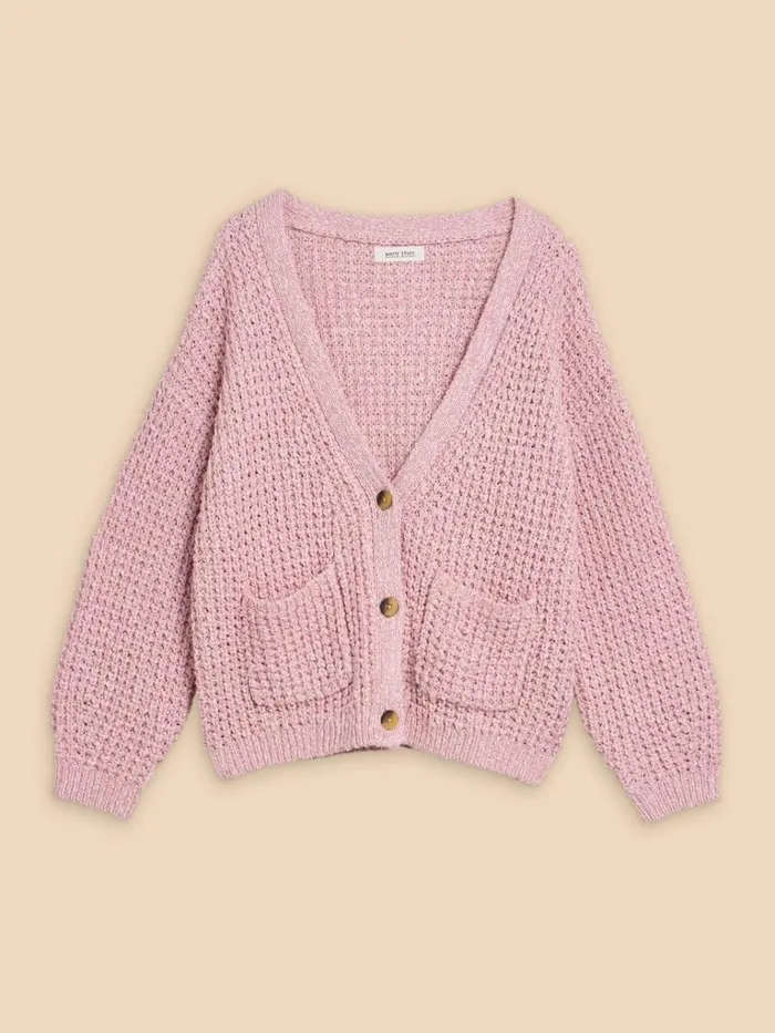 Women KNITWEAR White Stuff SESSI CARDI Dusty Pink Women KNITWEAR White Stuff SESSI CARDI Dusty Pink