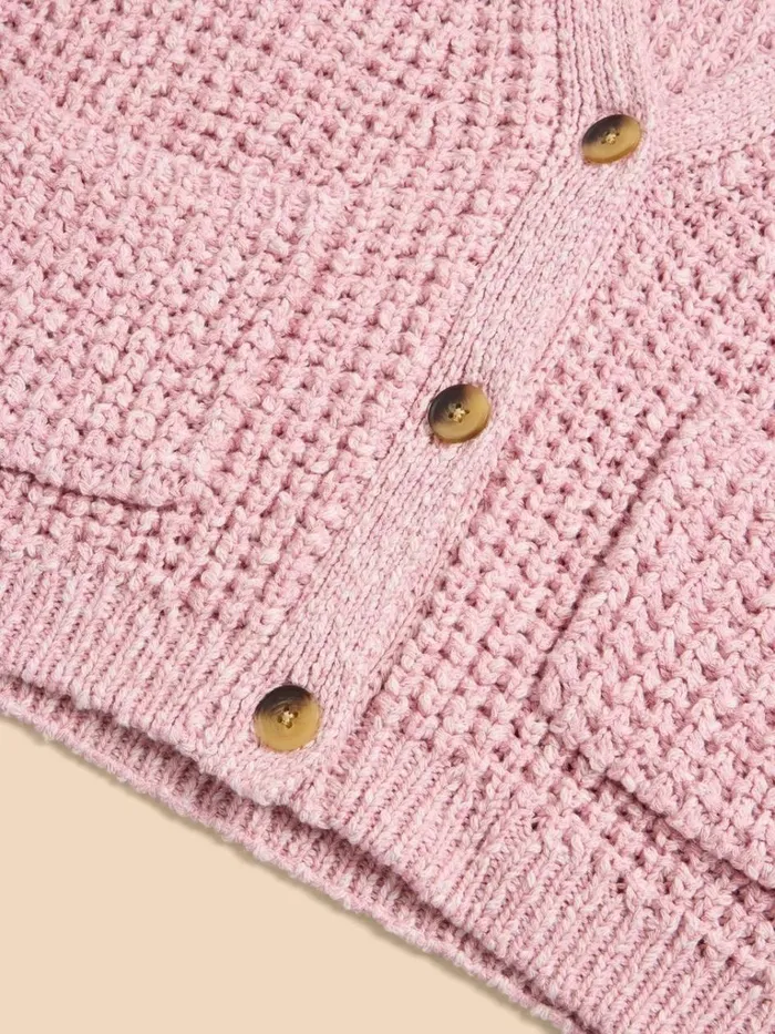 Women KNITWEAR White Stuff SESSI CARDI Dusty Pink Women KNITWEAR White Stuff SESSI CARDI Dusty Pink
