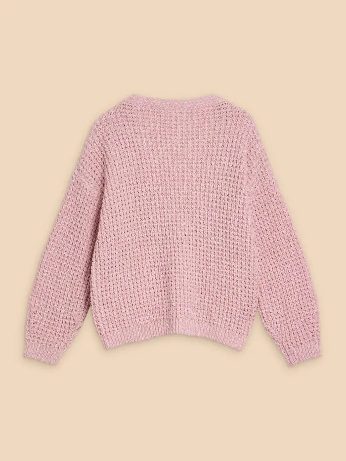 Women KNITWEAR White Stuff SESSI CARDI Dusty Pink Women KNITWEAR White Stuff SESSI CARDI Dusty Pink