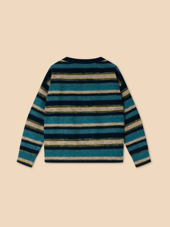 Women KNITWEAR White Stuff SICILY JUMPER Blue Multi Women KNITWEAR White Stuff SICILY JUMPER Blue Multi