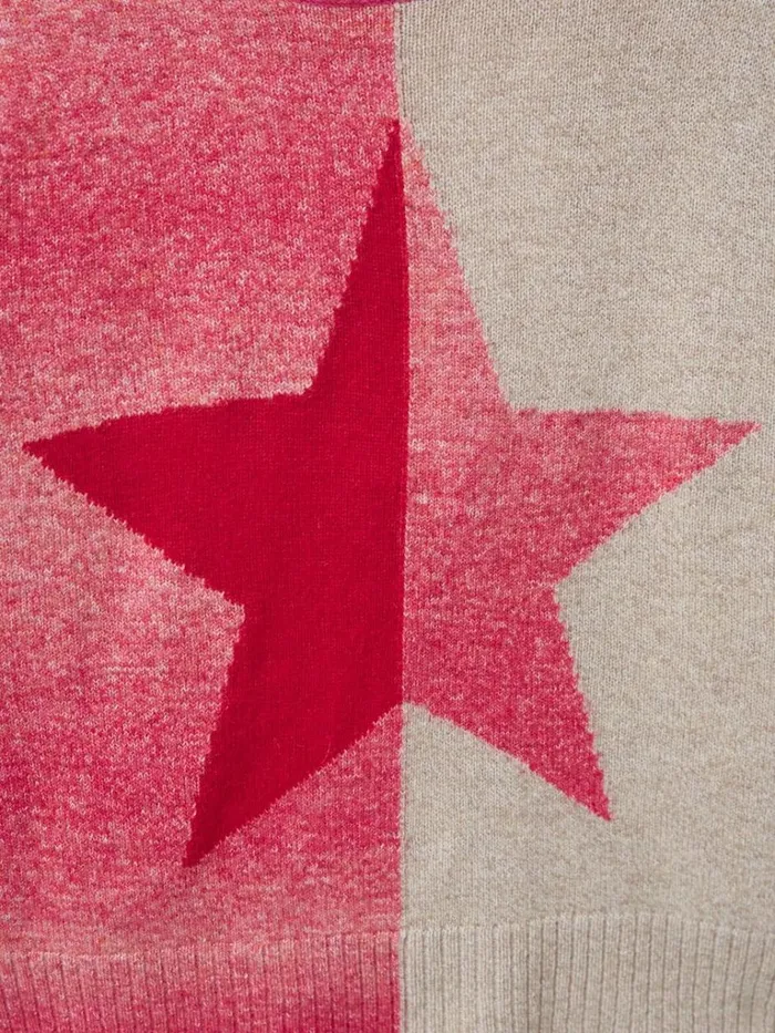 Women KNITWEAR White Stuff SPLIT STAR JUMPER Pink Multi Women KNITWEAR White Stuff SPLIT STAR JUMPER Pink Multi