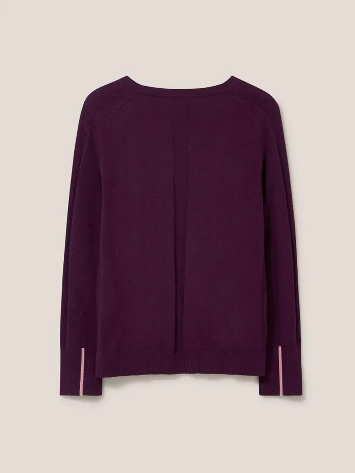 Women KNITWEAR White Stuff URBAN JUMPER Dk Plum Women KNITWEAR White Stuff URBAN JUMPER Dk Plum