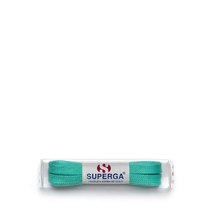 Women LACES Unisex Color Laces Laces GREEN SKY Superga Shoe Laces