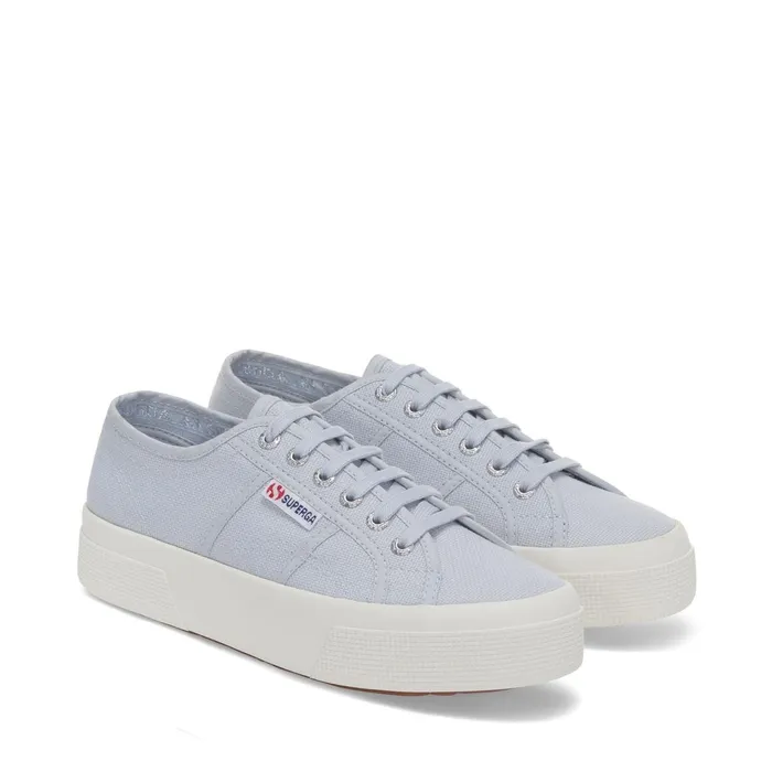 Women Lady Shoes Unisex 2740 PLATFORM Wedge GREY LILLAFAVORIO Superga Platform