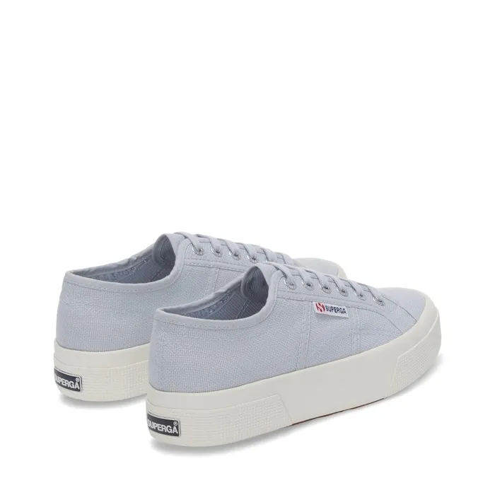 Women Lady Shoes Unisex 2740 PLATFORM Wedge GREY LILLAFAVORIO Superga Platform