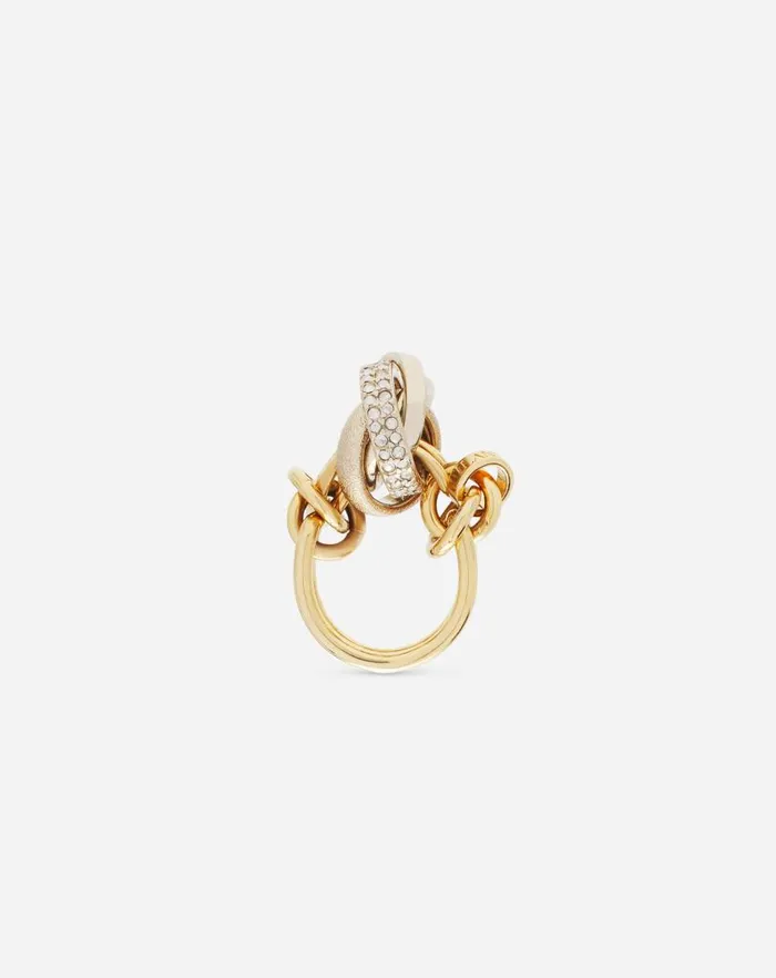 Women Lanvin Jewelry Partition By Lanvin Knot Ring Goldcrystal