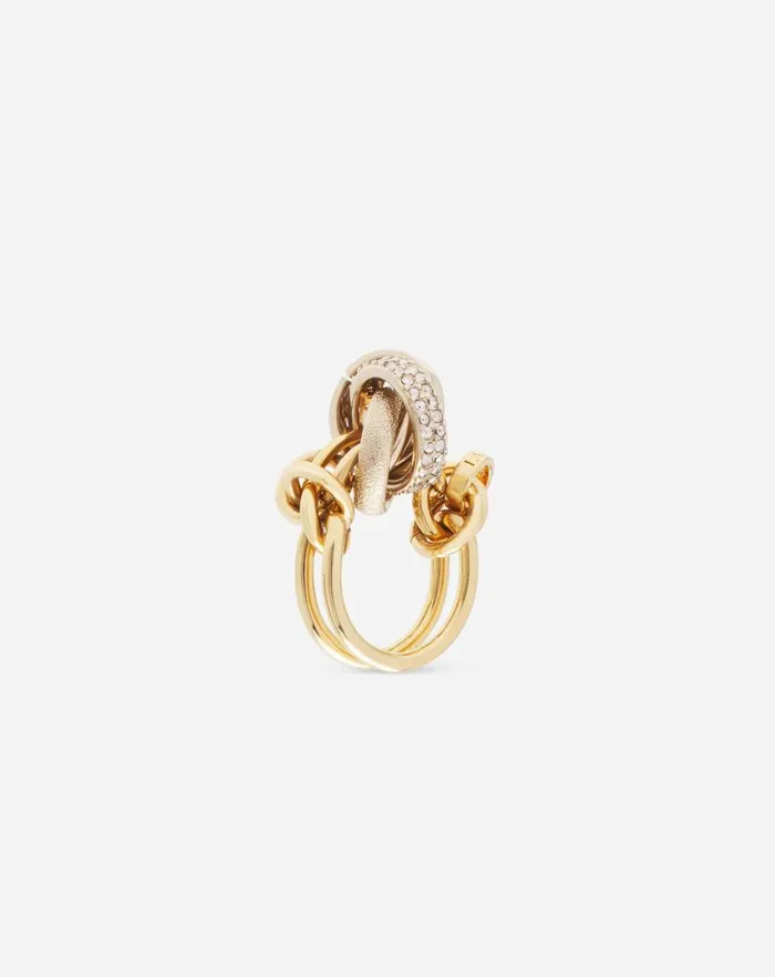 Women Lanvin Jewelry Partition By Lanvin Knot Ring Goldcrystal