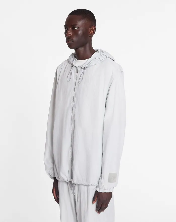 Women Lanvin TShirts and Sweatshirts Lanvin X Future Zipped Hoodie With Contrasting Stripes Eagle Grey Women Lanvin TShirts and Sweatshirts Lanvin X Future Zipped Hoodie With Contrasting Stripes Eagle Grey