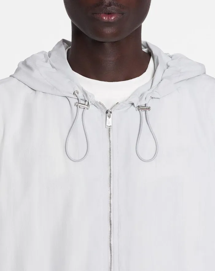 Women Lanvin TShirts and Sweatshirts Lanvin X Future Zipped Hoodie With Contrasting Stripes Eagle Grey Women Lanvin TShirts and Sweatshirts Lanvin X Future Zipped Hoodie With Contrasting Stripes Eagle Grey