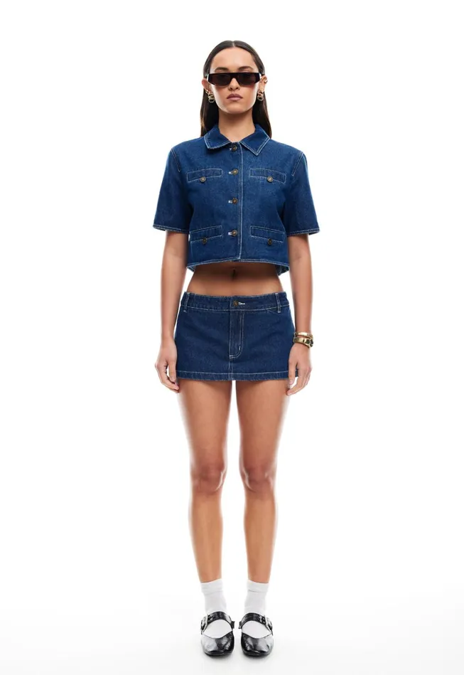 Women Lioness Fashion Bottoms RHODE MINI Blue Denim