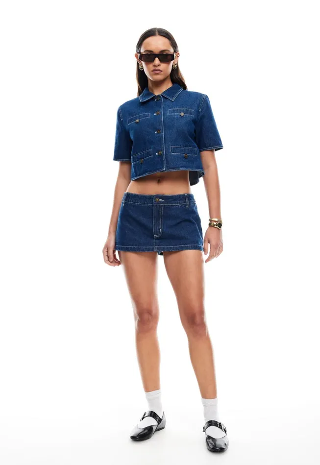 Women Lioness Fashion Bottoms RHODE MINI Blue Denim