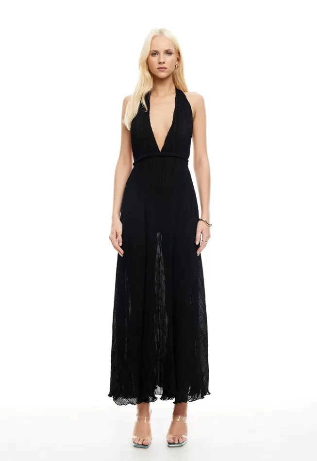 Women Lioness Fashion Dresses FORD MAXI DRESS Onyx