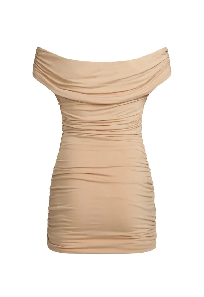 Women Lioness Fashion Dresses MONACO MINI DRESS Camel Women Lioness Fashion Dresses MONACO MINI DRESS Camel