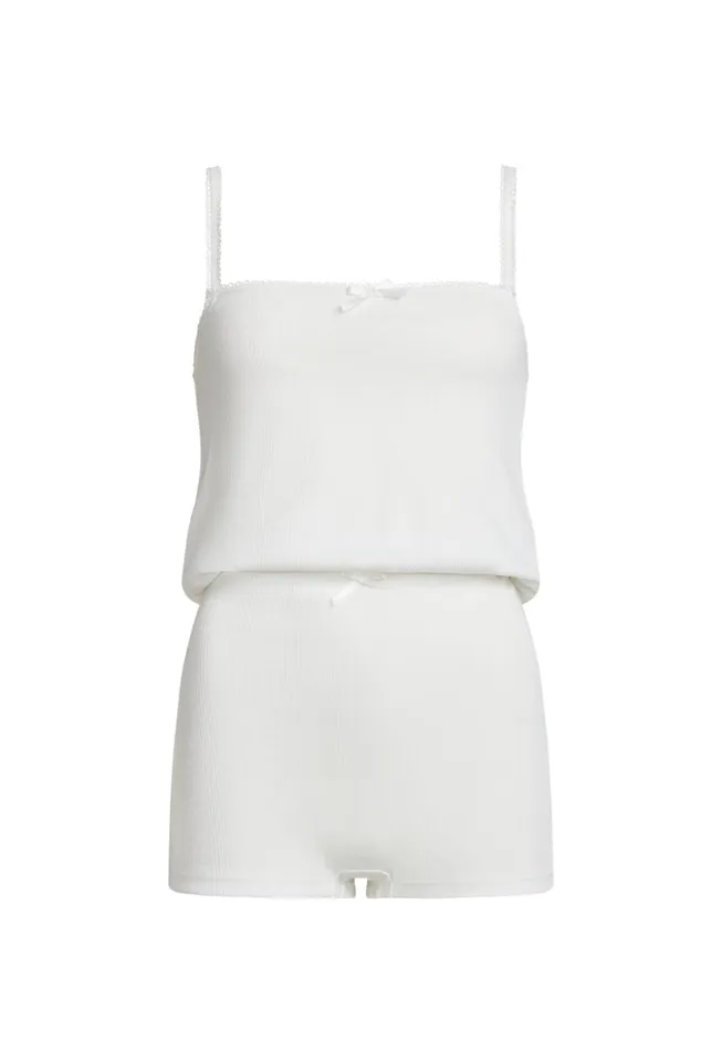 Women Lioness Fashion Dresses POOLSIDE ROMPER Ivory Women Lioness Fashion Dresses POOLSIDE ROMPER Ivory