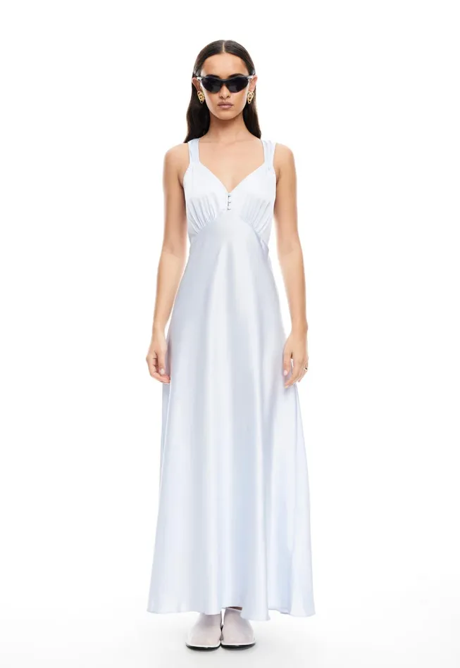 Women Lioness Fashion Dresses PRACTICAL MAGIC MAXI Pale Blue Women Lioness Fashion Dresses PRACTICAL MAGIC MAXI Pale Blue