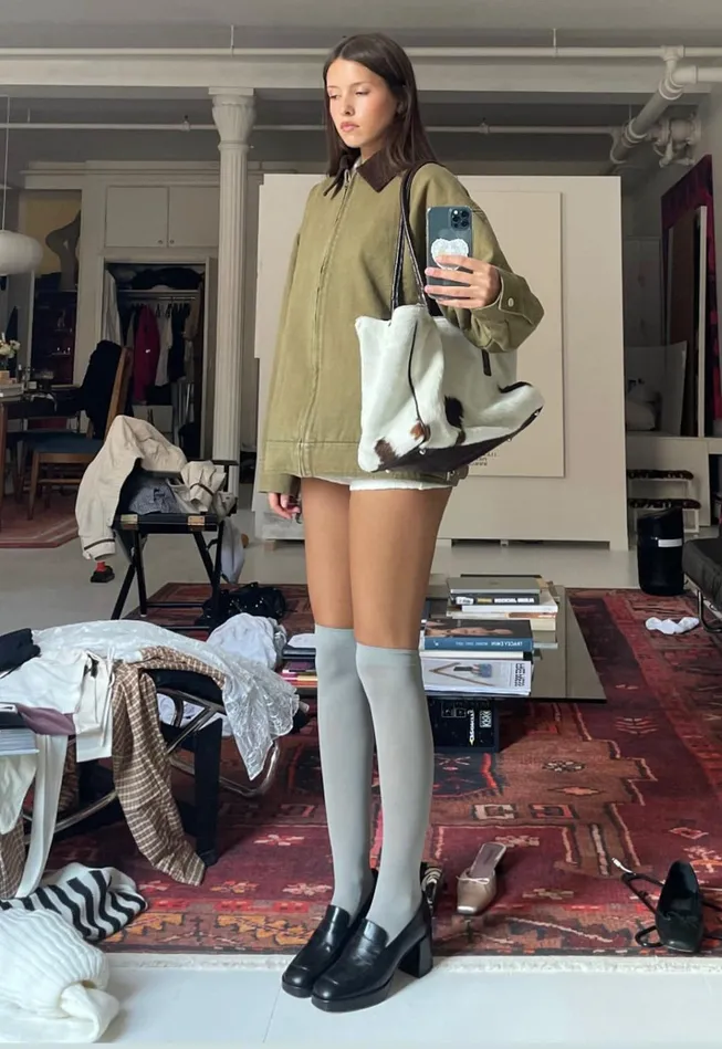 Women Lioness Fashion Outerwear WORKWEAR JACKET Chestnut