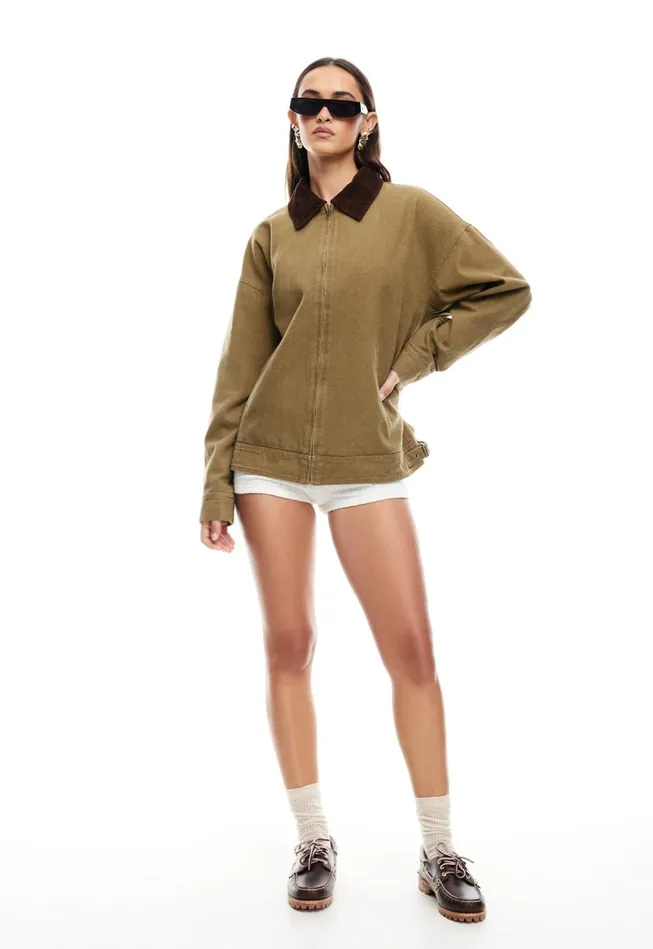 Women Lioness Fashion Outerwear WORKWEAR JACKET Chestnut Women Lioness Fashion Outerwear WORKWEAR JACKET Chestnut