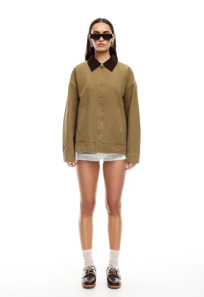 Women Lioness Fashion Outerwear WORKWEAR JACKET Chestnut Women Lioness Fashion Outerwear WORKWEAR JACKET Chestnut