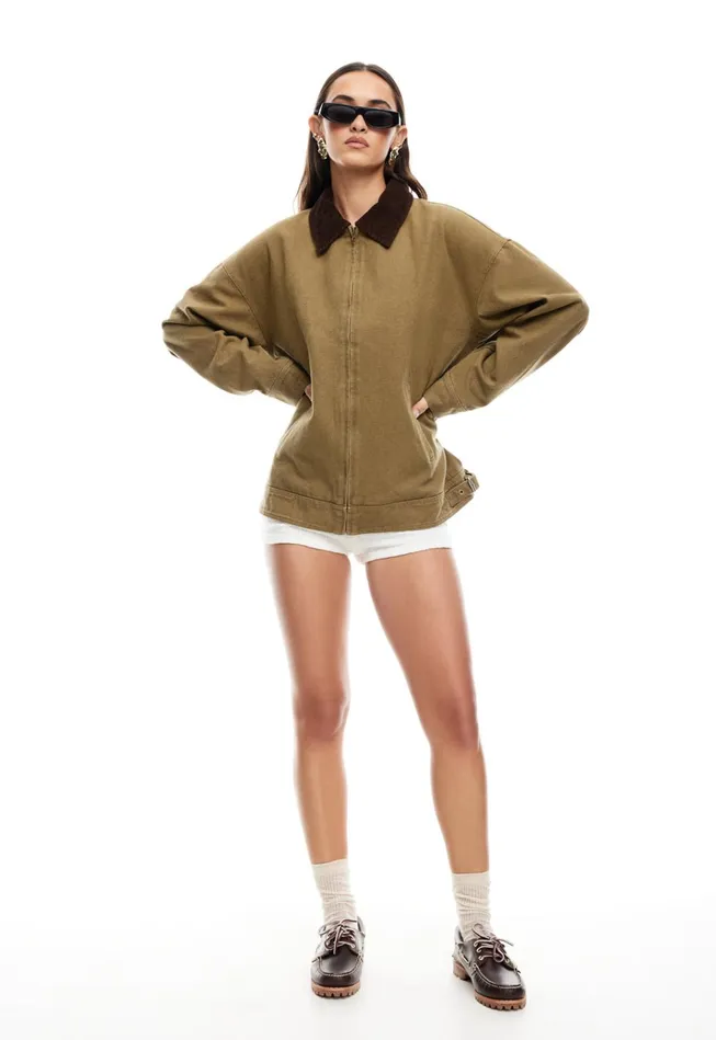 Women Lioness Fashion Outerwear WORKWEAR JACKET Chestnut Women Lioness Fashion Outerwear WORKWEAR JACKET Chestnut