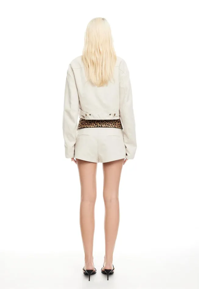 Women Lioness Fashion Sets and Coords CRUE JACKET Beige Women Lioness Fashion Sets and Coords CRUE JACKET Beige