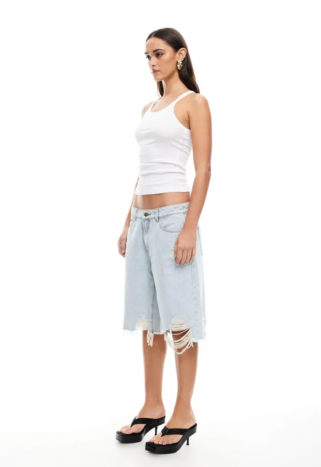 Women Lioness Fashion Shorts BANKS JORT Light Denim Women Lioness Fashion Shorts BANKS JORT Light Denim
