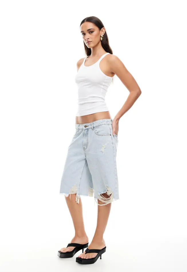 Women Lioness Fashion Shorts BANKS JORT Light Denim Women Lioness Fashion Shorts BANKS JORT Light Denim