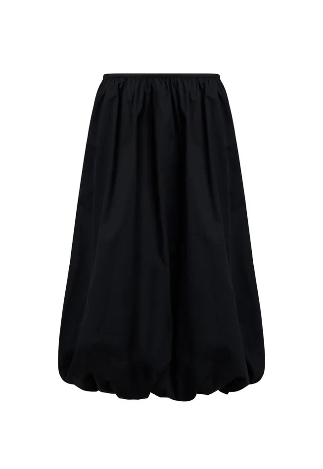 Women Lioness Fashion Skirts INTUITION BUBBLE MIDI SKIRT Onyx Women Lioness Fashion Skirts INTUITION BUBBLE MIDI SKIRT Onyx