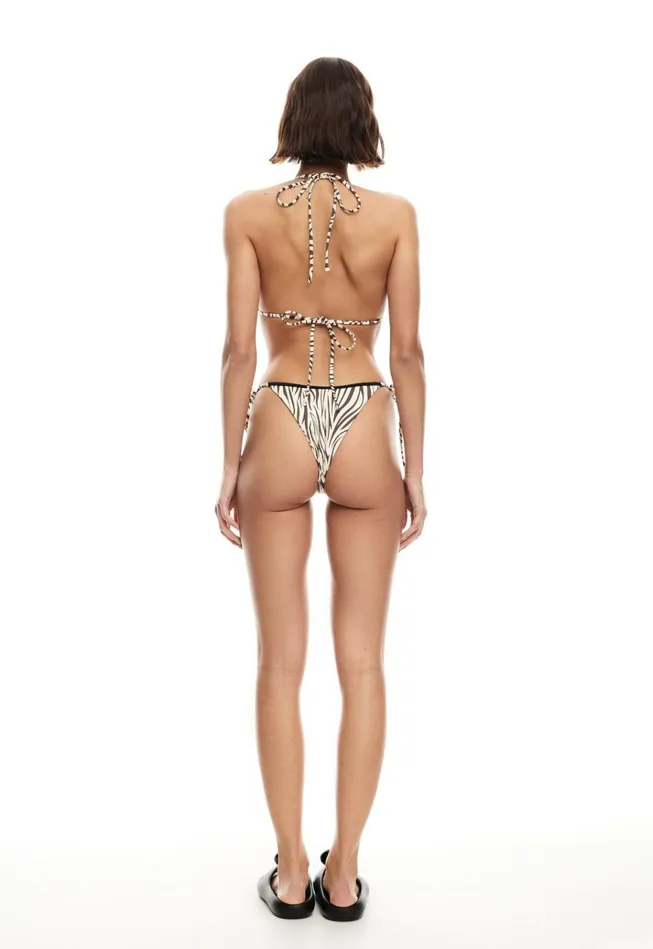 Women Lioness Fashion Swim GISELE TIE TOP Zebra