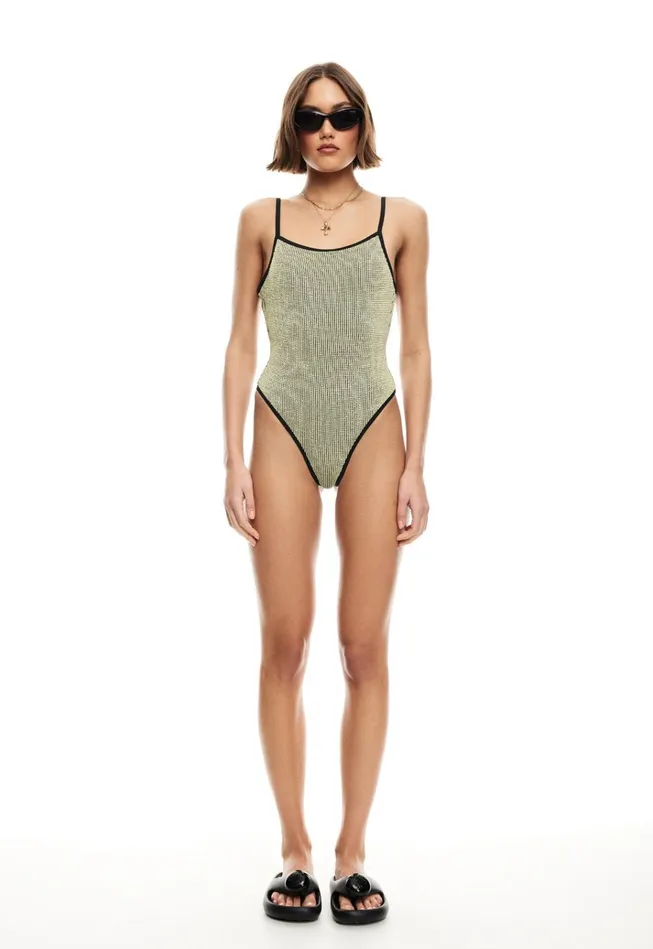 Women Lioness Fashion Swim MADEMOISELLE ONE PIECE Yellow