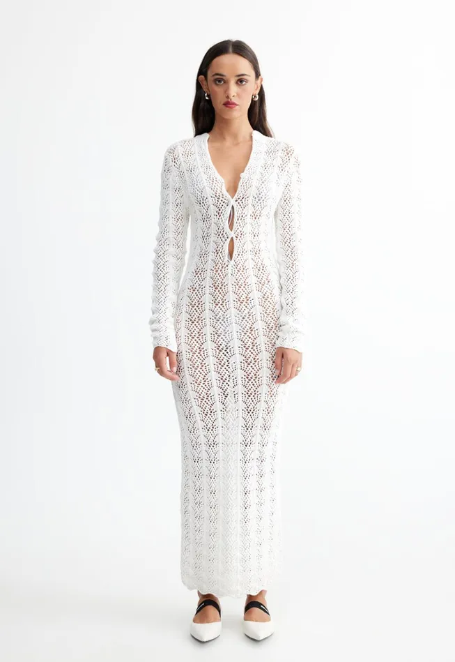 Women Lioness Fashion Swim SOIRE MAXI Porcelain
