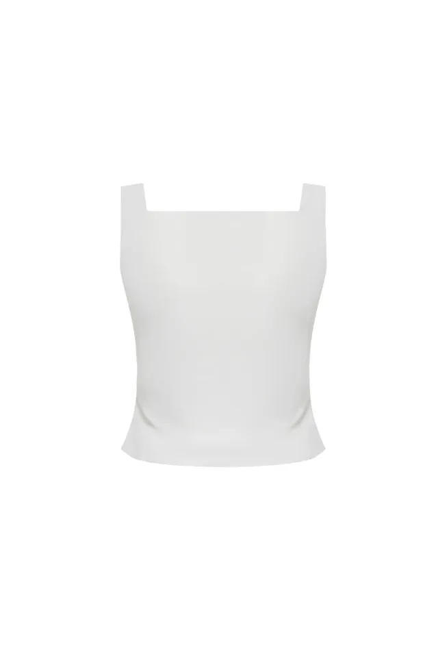 Women Lioness Fashion Tops BACKSTAGE VEST Ivory Women Lioness Fashion Tops BACKSTAGE VEST Ivory