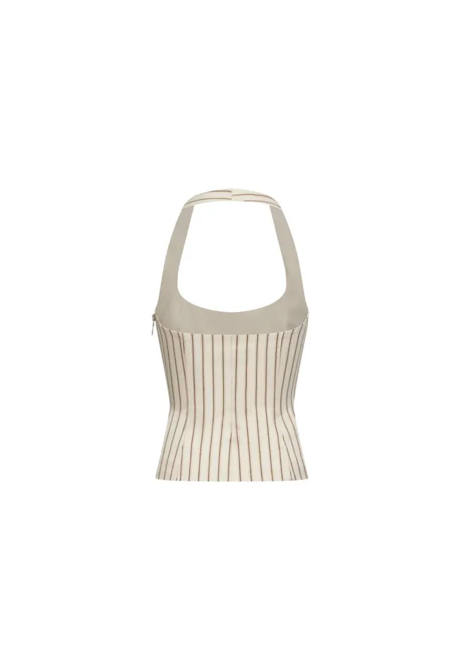 Women Lioness Fashion Tops LES DEUX TOP Cream Stripe Women Lioness Fashion Tops LES DEUX TOP Cream Stripe