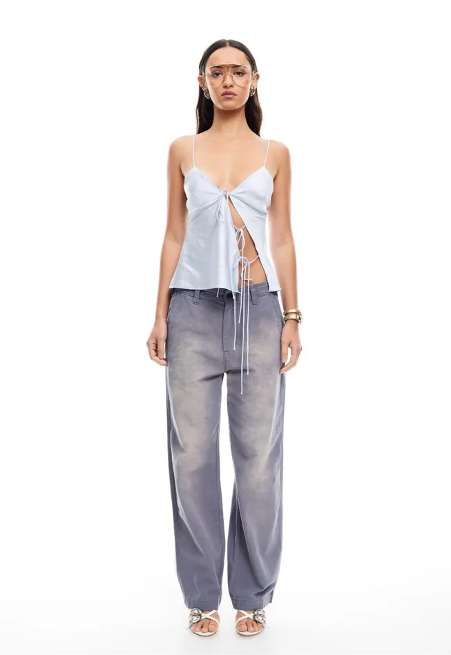 Women Lioness Fashion Tops MARIAH CAMI Pale Blue